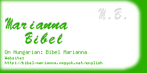 marianna bibel business card